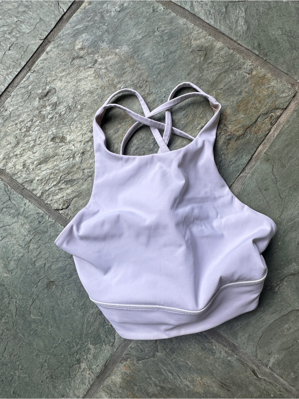 Lululemon Strappy Sports Bra White Size 10